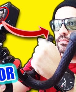 Tripod for iPhone, Fotopro Flexible Camera Tripod with Remote for iPhone 12 XS,Samsung, Waterproof and Anti-Crack Phone Tripod Stand for GoPro, Portable Travel Tripod for Live Streaming Vlogging Video Black and red 43 61ihxdI4GHL