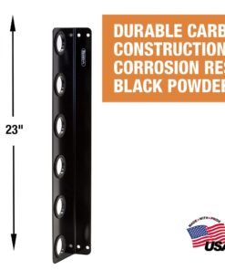 Buyers Products LT37 Hand Rack for Enclosed Landscaping Truck Trailers & Garage or Shed Walls Holds 6 Tools for Shovels, Rakes, Hoes, Heavy Duty Steel, Oversize, Black 11 61ijHWlGKbS