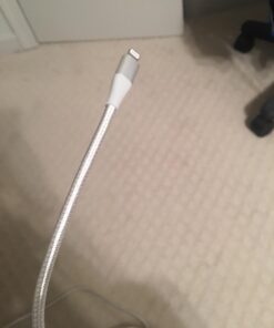 Anker iPhone Charger Cable 10 Foot, Powerline+ II Lightning Cable, (10 ft MFi Certified) Extra Long iPhone Charging Cord Compatible with iPhone SE 11 Pro Max Xs XR X 8 7 6S, iPad 8 and More (Silver) 10ft Silver 37 61ik 3slbuL