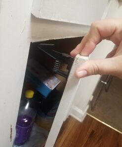 Child Locks for Cabinets and Drawers - 12 Pack - No Drill Baby Proofing Cabinets, Make Baby Safety Easy with Baby Cabinet Locks, These Cabinet Child Locks Secure Drawers, Cupboards, Cabinet in Seconds 12 Count (Pack of 1) 49 61ikI9WTSqL