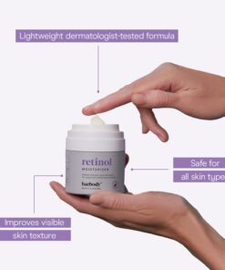 Baebody Made in USA Retinol Face Moisturizer for Women and Men - Anti Aging Cream - Day & Night Anti Wrinkle Cream for Face, Jojoba Oil and Vitamin E, 1.7 Oz Retinol moisturizer 32 61ilZkeJZbL
