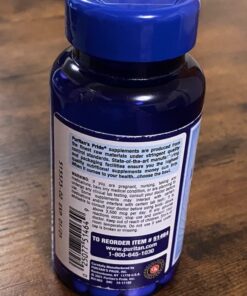 Puritan's Pride Biotin 10000 Mcg, Helps Promote Skin, Hair and Nail Health, Softgels 100 Count Unflavored 44 61inSn2TDL