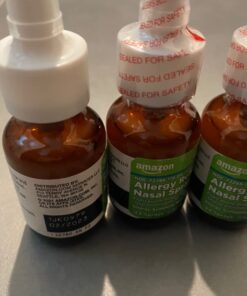 Amazon Basic Care 24-Hour Allergy Relief Nasal Spray, Fluticasone Propionate (Glucocorticoid) 50 mcg, Full Prescription Strength, Non-Drowsy, 0.62 Fl Oz (3 Pack) 0.62 Fl Oz (Pack of 3) 33 61inZ7wytPL