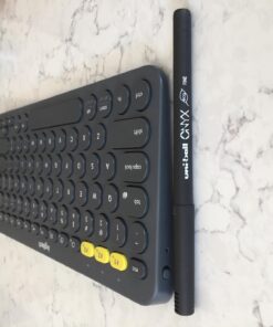 Logitech K380 Pebble Multi-Device Bluetooth Keyboard – Windows, Mac, Chrome OS, Android, iPad, iPhone, Apple TV Compatible – with Flow Cross-Computer Control and Easy-Switch up to 3 Devices –Dark Grey Dark Grey 45 61ip2EeYYkL