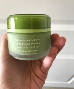 Green Tea Matcha Facial Mud Mask, Removes Blackheads, Reduces Wrinkles, Nourishing, Moisturizing, Improves Overall Complexion, Best Antioxidant, Younger Looking Skin, All Skin Face Types 45 61ir1xtpGaL