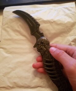 Tac-force Spring Assisted Open Skull Skeleton Claw Folding Blade Pocket Knife (Original Version) 22 61irWaS2FL