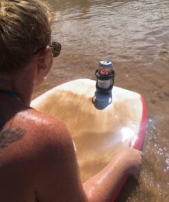 SunChaser Drink Holder for Cups and Bottles, Holds Cans and Tumblers - Comes with Drink Stake, Beverage Holder with Strap and Suction for Boats - Cupholder Gift - Graphite Grey 18 61isN MSQL