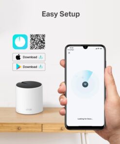 TP-Link AX3000 Whole Home Wi-Fi 6 Mesh System (Deco X55 Pro) | Up to 6500 Sq.Ft. 2×2.5G WAN/LAN Ports Wired Ethernet Backhaul Ideal for 1Gig+ Internet AI-Driven 2023 Release (3-Pack) 10 61isfrjyr1L
