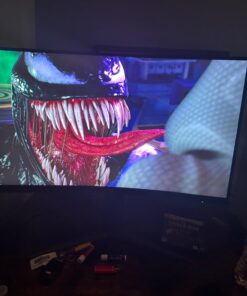 AOC C27G2Z 27" Curved Frameless Ultra-Fast Gaming Monitor, FHD 1080p, 0.5ms 240Hz, FreeSync, HDMI/DP/VGA, Height Adjustable, 3-Year Zero Dead Pixel Guarantee, Black, Xbox PS5 Switch 240Hz Low Latency 27" FHD Curved Screen 36 61iuhqj9jgL