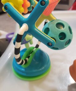 Sassy Teethe & Twirl Sensation Station 2-in-1 Suction Cup High Chair Toy | Developmental Tray Toy for Early Learning | for Ages 6 Months and Up 31 61iwBC8RR9L