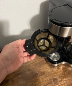 Hamilton Beach 2-Way 12 Cup Programmable Drip Coffee Maker & Single Serve Machine, Glass Carafe, Auto Pause and Pour, Black (49980R) 56 61iyOquV4sL