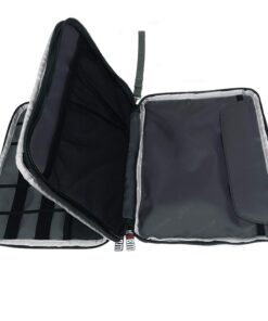 BUBM Double Layer Electronics Organizer, Travel Gadget Bag for Cables, Memory Cards, Flash Hard Drive and More, Fit for iPad or Tablet(up To 9.7")--Large, Gray Large,2-layer 15 61j XH9 0LL 1