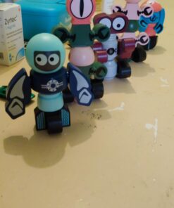 Gifts2U Magnetic Robots, 35PCS Magnetic Blocks Set for Kids with Storage Box, Stacking Robots Toy STEM Educational Playset for Boys and Girls Ages 3-6 Style A 29 61j tGtgtL