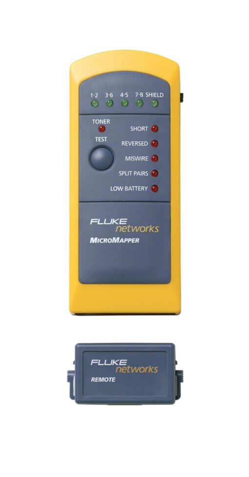 Fluke Networks MT-8200-49A Copper Tester, Grey/Yellow