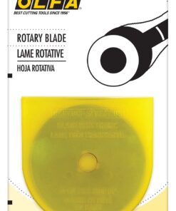 OLFA 60mm Rotary Cutter Replacement Blades, 5 Blades (RB60-5) - Tungsten Steel Circular Rotary Fabric Cutter Blade for Crafts, Sewing, Quilting, Fits Most 60mm Rotary Cutters,Gray 5 61j17PJvWkL