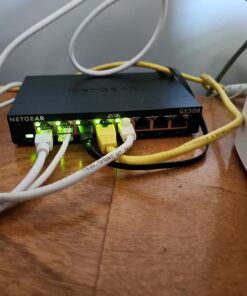 NETGEAR 8-Port Gigabit Ethernet Unmanaged Switch (GS308) - Home Network Hub, Office Ethernet Splitter, Plug-and-Play, Silent Operation, Desktop or Wall Mount 8 Port 24 61j1Ng4tunL