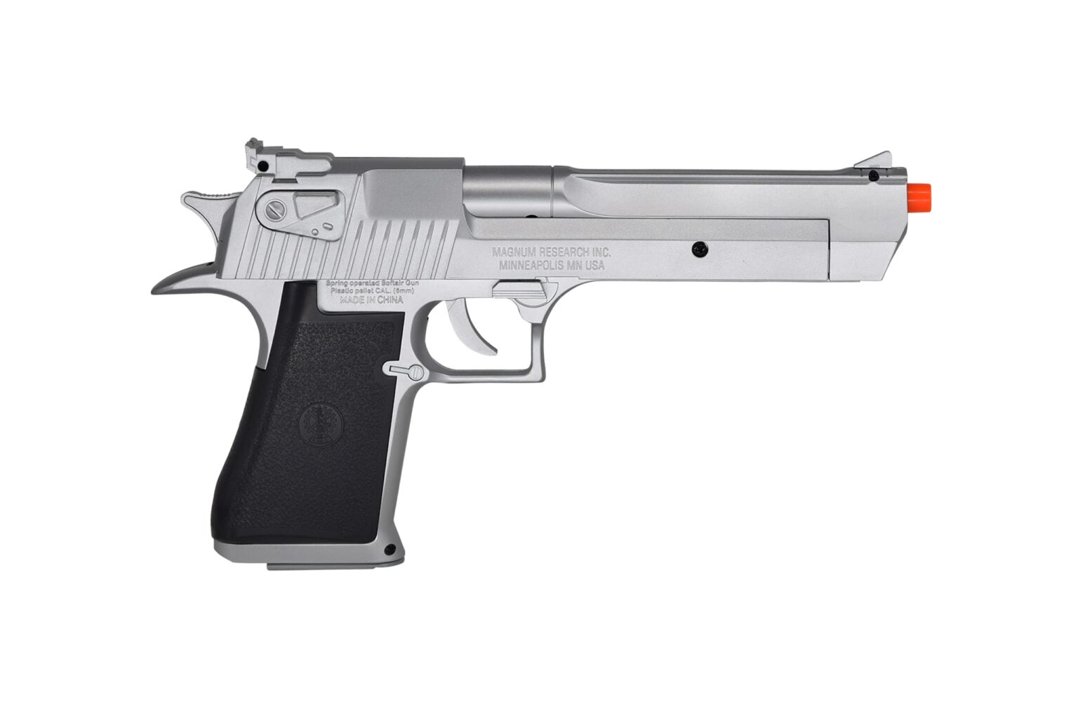 Desert Eagle Spring Powered Airsoft Pistol Silver Swiftsly