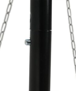 Sunnydaze Outdoor Fire Pit Tripod Cooking Grill System - Black Steel Grate and Legs - 22-Inch 18 61j49tETxfL