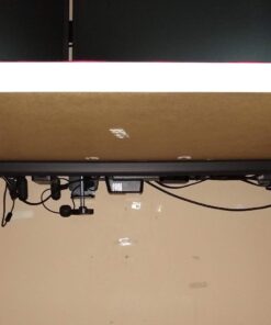 Electriduct Large J Channel Cable Raceway Self Adhesive Desk Cord Organizer and Wire Manager for Computer, Gaming and Entertainment Centers - Black - 48" (4 Feet) Large 48" Raceway 1 51 61j82wMeuHL