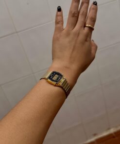 Casio Women's Vintage LA670WGA-1DF Daily Alarm Digital Gold-tone Watch 33 61j8b2PntuL