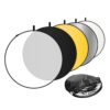 LimoStudio 43" 5 in 1 Photography Studio Collapsible Multi Photo Disc Reflector, 5 Colors White, Black, Silver, Gold, Translucent for Photo Video Studio, AGG808 43 Inch 49 61j9v9UExSL