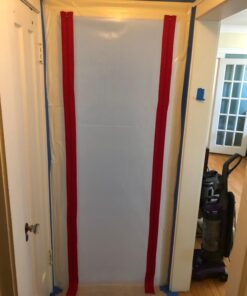 ZIPWALL HDAZ12 Heavy Duty Zipper, 12 Pack, Red, 12 Count Heavy-Duty Dust Barriers 13 61jB12GWJL