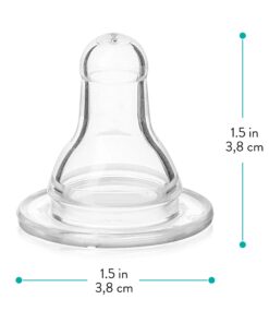 Evenflo Classic Fast Flow Silicone Nipples 4 ea, Clear 9 61jBxi0afSL
