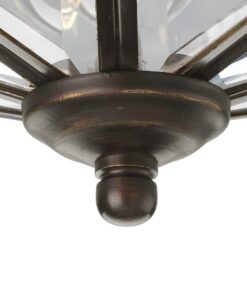 Progress Lighting P5788-20 Beveled Glass Close-to-Ceiling, 9-Inch Diameter x 7-Inch Height, Bronze 17 61jC5tO5snL