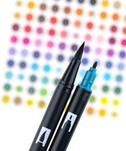 Tombow 56169 Dual Brush Pen Art Markers, Landscape, 10-Pack. Blendable, Brush and Fine Tip Markers 10 Count (Pack of 1) 30 61jEAe a5LL