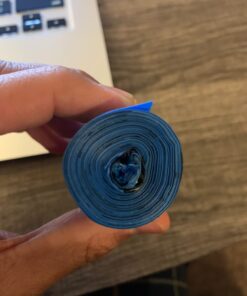 GORILLA SUPPLY Dog Poop Waste Bags with Dispenser and Leash Tie, 9" x 13", Blue, 1000 Count 48 61jFtTsNHL