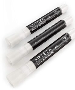 Arteza 150 Chalkboard Labels + 3 White Chalk Markers - Removable Chalk Labels for Jars - Waterproof Mason Jar Stickers 11 61jGZWyFUWL