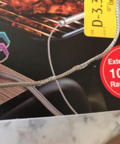 ThermoPro TP829 Wireless LCD Meat Thermometer for Grilling and Smoking, 1000FT Grill Thermometer for Outside Grill with 4 Meat Probes, BBQ Thermometer for Smoker Oven Cooking Beef Turkey Four Probes 47 61jGc84xZPL