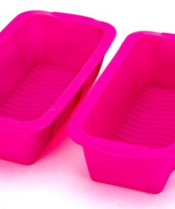 Alternative view of Tosnail 3 Pack Nonstick Silicone Bread Mold and Loaf Pan - 9.75" x 4.75" x 3"