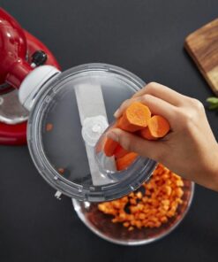 Alternative view of KitchenAid KSM2FPA Food Processor Attachment, Dicing Kit, Silver