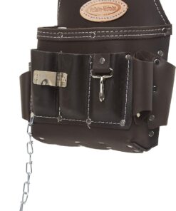 McGuire-Nicholas 526-CC Brown Professional Electrician'S Pouch, oil tanned leather 24 61jHn1RUItL
