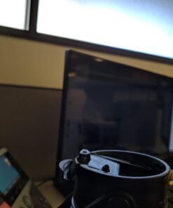 24 inch Computer Privacy Screen (16:9) - Black Security Shield - Desktop Monitor Protector - UV & Blue Light Filter by Akamai (22.0 inch Diagonally Measured, Black) 24.0" WIDESCREEN (16:9) Black Privacy 17 61jKCETw2IL