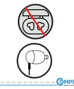 COMPLY Foam 400 Series Replacement Ear Tips for Bose Quiet Comfort 20, Sennheiser IE 300, Campfire Audio, 7Hertz, NuraLoop & More | Ultimate Comfort | Unshakeable Fit|NO TechDefender | Small, 3 Pairs Black 15 61jLy2v8niL