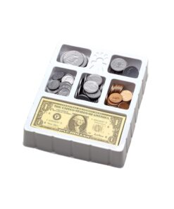 Alternative view of Learning Resources EI-3058 Lets Pretend Play Money Coins & Bills Tray