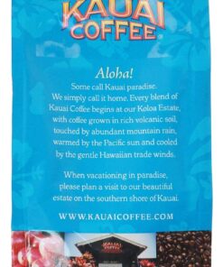 Kauai Hawaiian Ground Coffee, Coconut Caramel Crunch Flavor (10 Ounces) - 10% Hawaiian Coffee from Hawaii's Largest Coffee Grower - Bold, Rich Blend 10 Ounce (Pack of 1) 26 61jMk4qsqfL