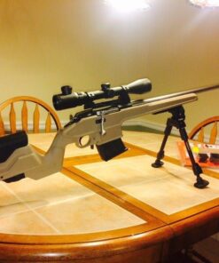 UTG Shooter's SWAT Bipod, Rubber Feet, Height 6.2"-6.7" , Black 37 61jMpfwdiZL