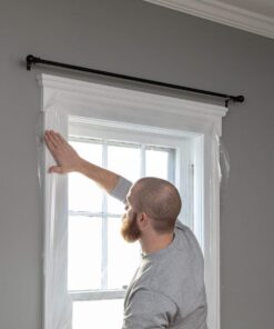 Duck Brand Indoor 10-Window Shrink Film Insulator Kit, 62-Inch x 420-Inch, 286216 10 windows 28 61jO1GcIYCL