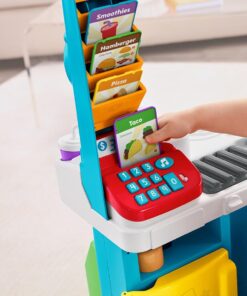 Fisher-Price Laugh & Learn Toddler Learning Toy Servin’ Up Fun Food Truck Electronic Playset With 24 Accessories For Ages 18+ Months 28 61jOG 07eLL