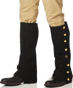 Forum Novelties Men's Adult Steampunk Suede Spats Costume Accessory One Size Black 17 61jOyOHZ1HL