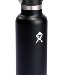 Hydro Flask Stainless Steel Standard Mouth Water Bottle with Flex Cap and Double-Wall Vacuum Insulation 21 Oz Black 14 61jQMycI9OL