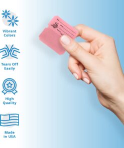 Indiana Ticket CO. 2,000 Pink Raffle Tickets Double Roll, 50/50 Raffle Tickets, Tickets for Events, Carnivals, Door Prizes, Drinks and More 9 61jQUtGfjgL