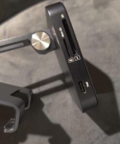 BYEASY USB C Hub with Stand, 7 in 1 Docking Station with 4K 30HZ HDMI, 3.5mm Audio Jack, 60W PD Charging, 2 x USB 3.0, SD/TF Card Reader, for iPad Pro 2021-2018/Macbook Pro 2017-2019 34 61jQz6uZz7L