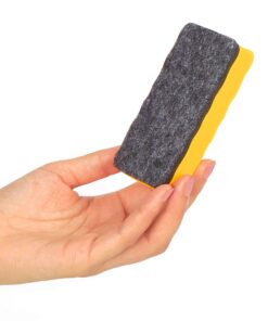 8 Pack Magnetic Dry Eraser - Wellerly Whiteboard Erasers Chalkboard Cleaners Eraser Dry Erase Wipe for Classroom Home Office School Teacher (Blue+Yellow+Red+Green, 4.2inch x 2.2inch x 0.8inch) Blue+yellow+red+green 13 61jRo2DwNRL