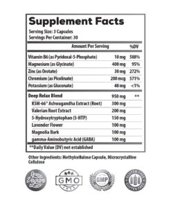 Ideal Infusion Nighttime Muscle Recovery & Cortisol Manager - Promotes Relaxation and Deep Sleep Support - Muscle Cramp Relief, Hormone Balance (Melatonin Free) Vegan 24 61jU4UzY0iL