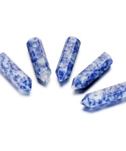 CrystalTears 5pcs Healing Crystal Single Point Wand Natural Gemstone Polished Tumbled Stone Decor-35mm 5pcs-35mm 12 61jUKgnMf1L