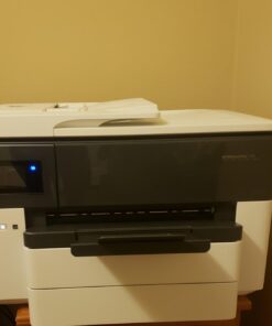 HP OfficeJet Pro 7740 Wide Format All-in-One Color Printer with Wireless Printing, Works with Alexa (G5J38A), White/Black 56 61jUPpFpdML
